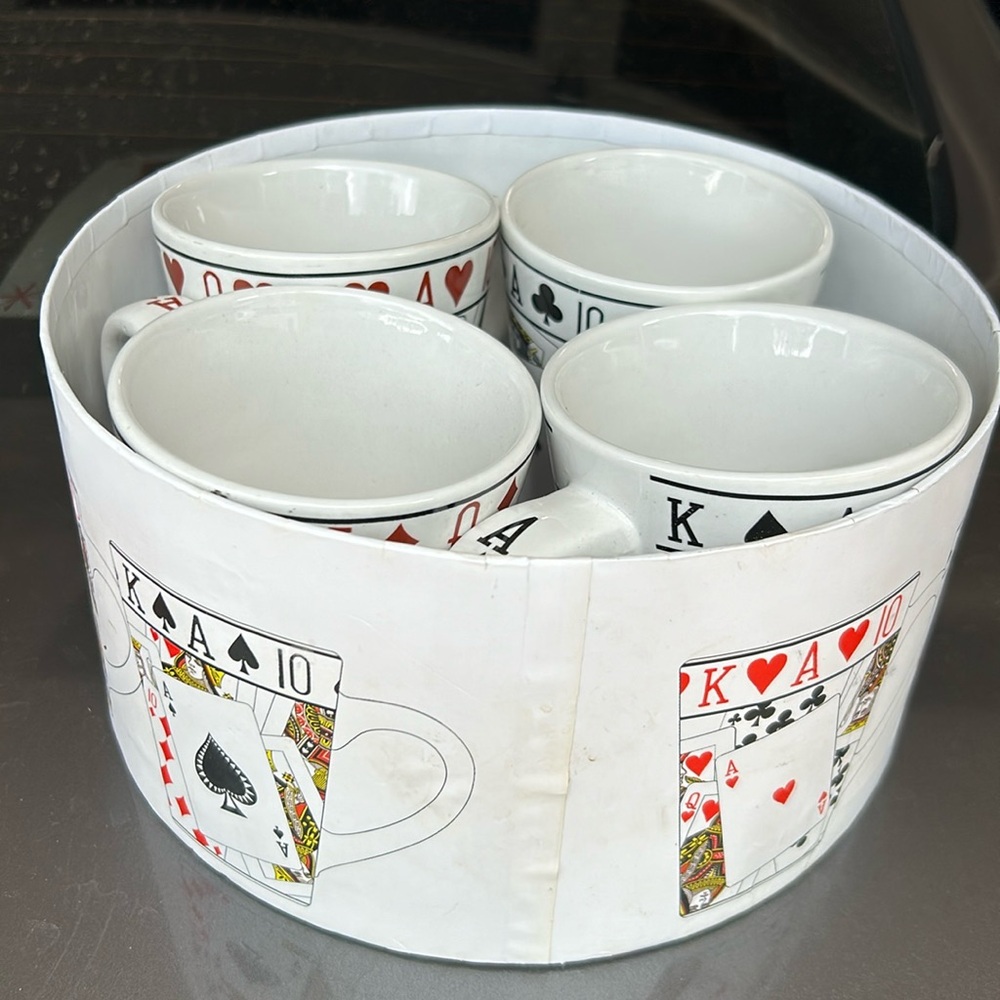 Set of 4 latte cups